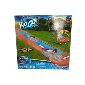 H2O GO! 16 Foot Long, Double Water Slide, Age 3+